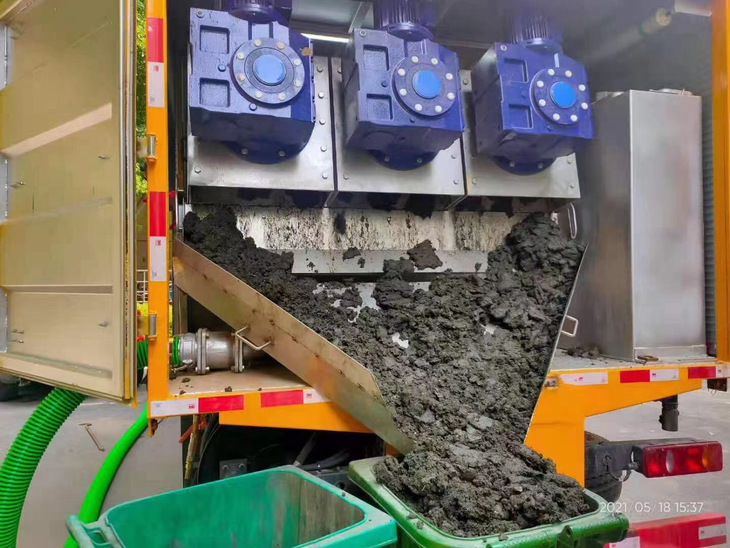 维扬化粪池清掏城市维护站-泥浆净化干湿分离处理